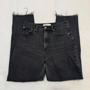 Abercrombie & Fitch Ankle Straight Ultra High Rise Jeans | Size 27